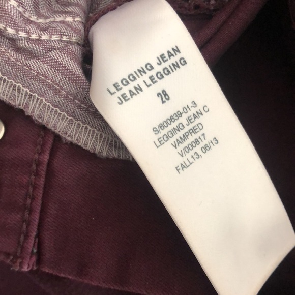 Gap moto styled legging jeans. - Picture 7 of 8